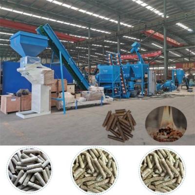 Cina 800-900Kg/H Wood Pellet Line Biomass Fuel Wood Pellet Maker Machine in vendita