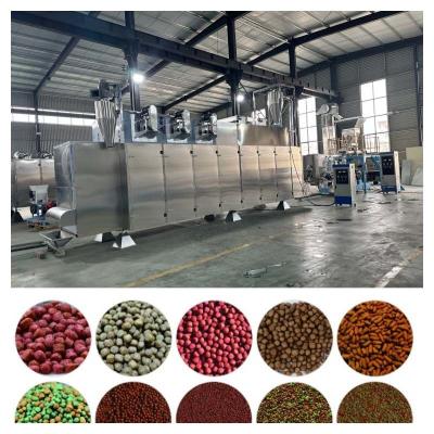 Chine Fabricant simple de granule de poissons de vis d'extrudeuse de granule d'alimentation de poissons d'acier inoxydable double à vendre