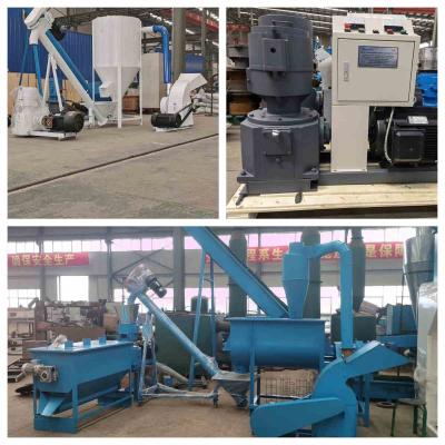 China Flat Die Feed Pellet Maker 300kg/H -1000Kg/H Small Animal Feed Pellet Production Line for sale