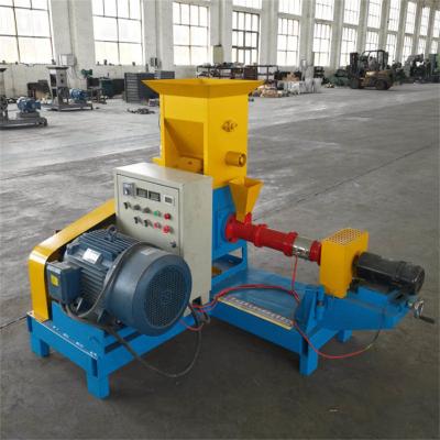 China Simple Dry Tyde Fish Feed Extruder Floating Fish Feed Pellets 60-80 Kg/Hour Making Pellet for sale