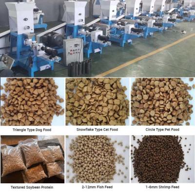 Κίνα Small Business Dry Fish Feed Extruder Puffing Machine Grain Animal Feed Mill προς πώληση