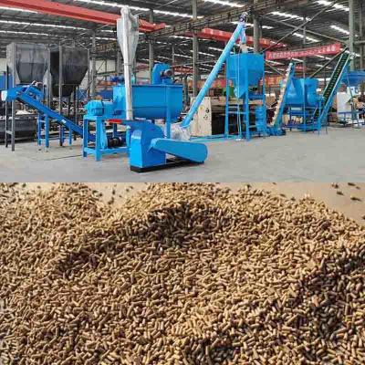 Chine L'usine de pellet de poulet est une usine de production de pellet pour animaux de compagnie à vendre