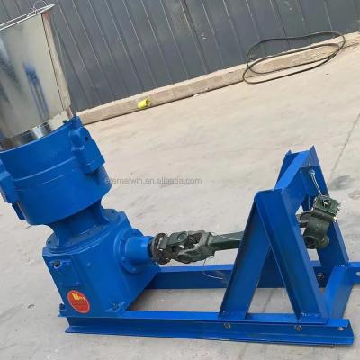 China Horsepower Alloy Steel PTO Pellet Mill 12mm Die 80-1000kg/h Capacity Wood Packaged Machine for sale