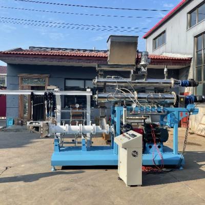 China 0.8-15MM FLOATING FISH FEED PELLET EXTRUDER LINE TILAPIA FEED EXTRUDER WITH TWIN SCREW MAIN POWER SGS CE CERTIFIED for sale