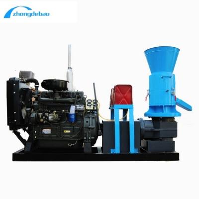 China 10HP Diesel Type Feed Pellet Machine 90kg/h Animal Feed Mill Machine for sale