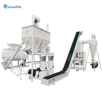 China 1000-5000kg/h Wood Pellet Making Machine Whole Set Wood Mill Production Line for sale