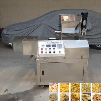 China 220V/380V Voltage Screw Food Extruder Machine for Corn Stick Puffing Manufacturing Plant for sale