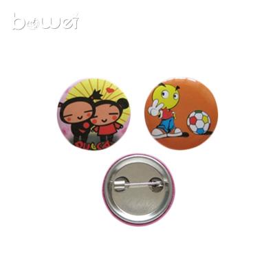 China Custom American Tin Button Badge Safety Pin for sale