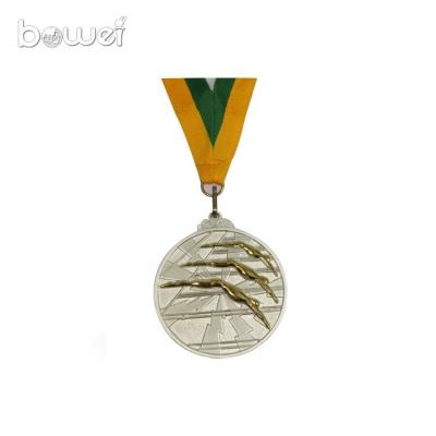 China Europe Best Selling Souvenir Gold Sport Swimming Medal for sale