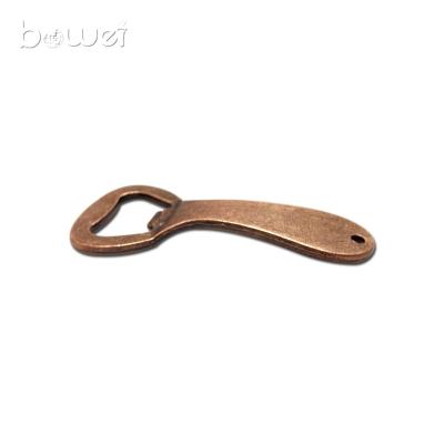 China Europe Antique Copper Imitation Metal Beer Bottle Opener With Magnet for sale