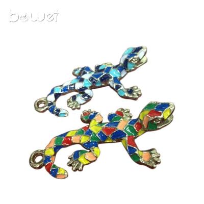 China Promotion Gift Colorful Gecko Engraved Key Chain for sale