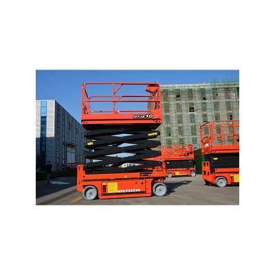 China High Quality Hotels Platform Electric Hydraulic Aerial Work Rise 8 Meters Load 380KG Mobile Scissor Lift for sale