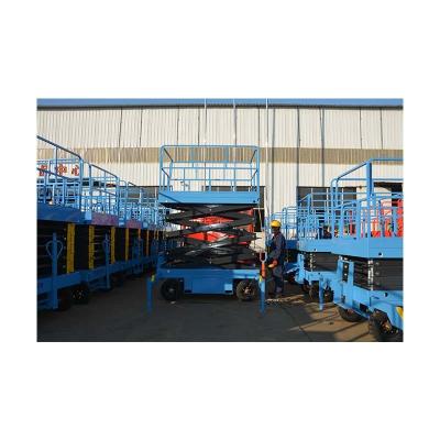 China Hotels Purchase Hydraulic Vertical Platform Lift Customized 4-22m Heavy Duty Scissor Lift Manual Movable Electric Lift Ladder for sale