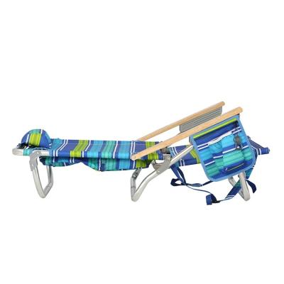 China Wholesale Modern Metal Outdoor Portable Foldable Aluminum Backpack Recliner Adjustable Brazilian Beach Chair for sale