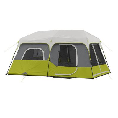 China Straight Tether Type 8-10 Person Instant Cabin Tent Large Family Luxury Outdoor Camping Tent for sale