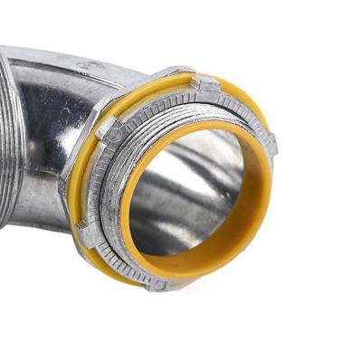 China ELECTRICAL Electrical Elbow Fitting Y PVC Corrugated Conduit Unions Flexible Connector for sale