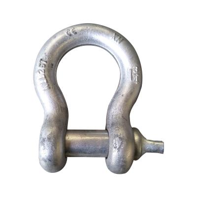 China Safety D Shackle with Screw Pin for sale