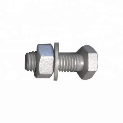 China Hot Dipped Galvanized Bolt And Hex Nut CH for sale