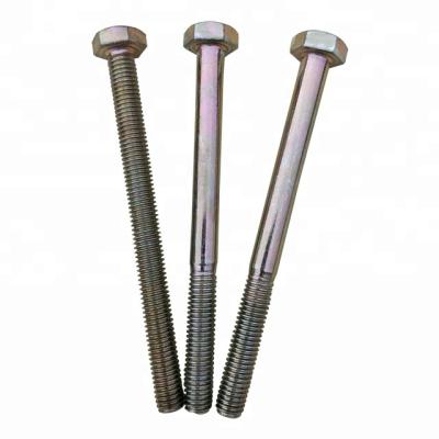 China GB21 hex bolts exagon steel columns bolt GB21 m12 GB30 galvanized hex screws in running ch for sale