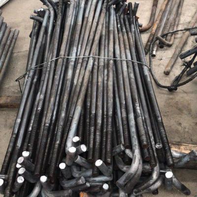 China Carbon Steel Or Alloy Steel L Type Anchor Bolt Hot Dip Galvanized Bay Bolt / Stone Bolt For Assembled for sale