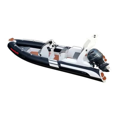 China water sports & Entertainment For Sale A Semi Rigid Fiberglass Boat Set 5.80 4 Stroke Motor for sale