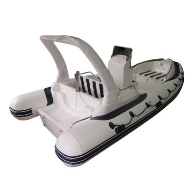 China water sports & Entertainment 5.8m / 19ft luxury boats hypalon boat rib rigid with packraft for sale