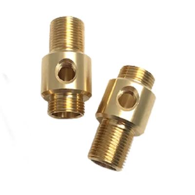 China Widely Applied Visual Inspection Lathe Machining Electronic Components Micro Brass CNC Lathe Machined Part for sale