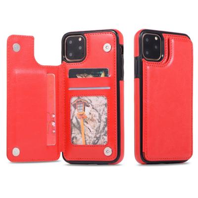 China Multifunctional Anti-fall Card Slots Wallet Mobile Phone Case For Iphone 13 Leather Phone Accessories for sale