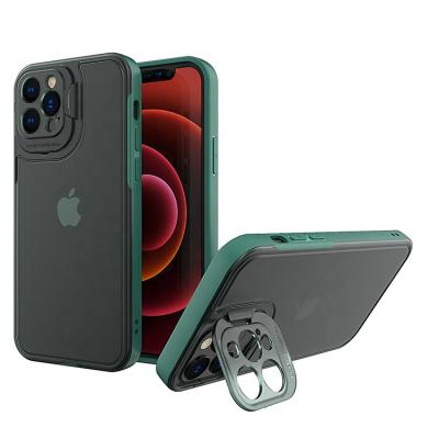 China Multiple Anti-drop Function Camera Lens Protector Smoke Case For Xiaomi Poco X3 Pro F-3 GT M3 10T Bracket Case for sale