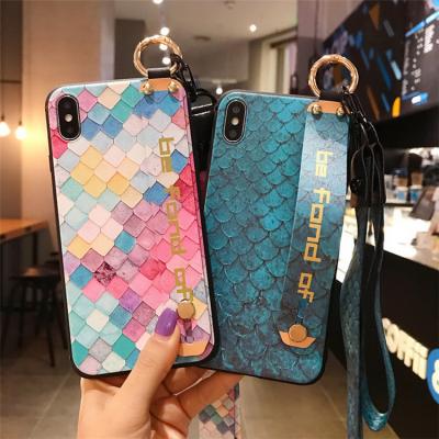 China Anti-drop Girls Shape Creative Vintage Flowers Wrist Band Case For Vivo V21E V21 Y73 2021 Bracket Case for sale