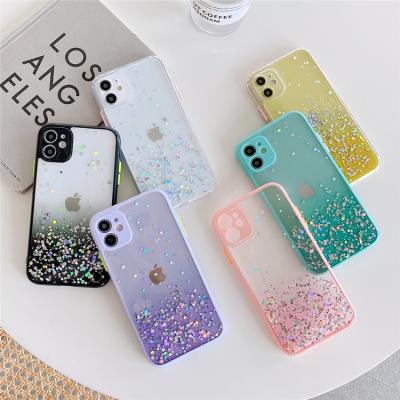 China Case Crystal Bumper Clear Protective Cover Luxury 3D Glitter Sparkle Bling Glossy Anti-drop For OnePlus 9 Pro CE Fundas for sale