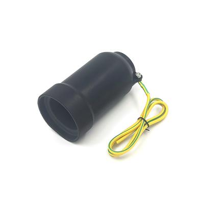 China Fully Insulated EPDM Rubber Spiral Adhesive Liner Cable Clamps Insulation Heat Shrinkable Cap for sale