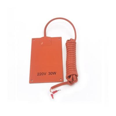 China The compress device gurantees the reliable use. Silicone Rubber Heater Metal Heating Plate With Thermostat 220v Flexible Heating Element for sale