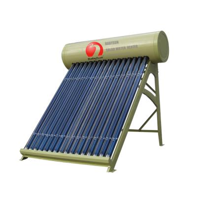 China New hotel style low price portable solar water heater prices with new silicone rings for sale