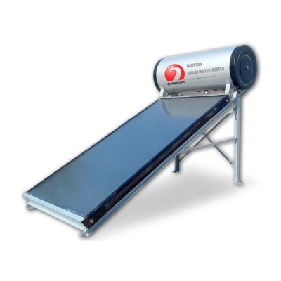 China Hotel flat panel solar water heater, flat plate solar collector, solar hot water heating system for sale