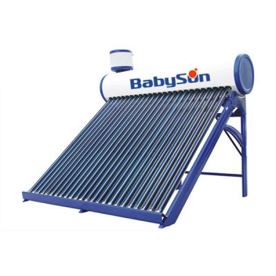 China Hotel Termotanques Solares Presurizado, pressurized solar water heater with copper coil with heat exchanger for sale