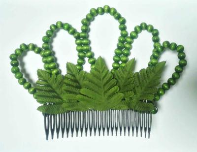 China Hawaii Wholesale Artificial Single Part Hair Comb Mokihana Wood Hair Accessories Factory Main Decoration HC00001 20CM for sale