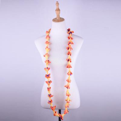 China Wholesale High Quality Artificial Hawaiian Long Lei Festival Performance Velvet Tuberose For Polynesian Dance Dance Festival Performance for sale