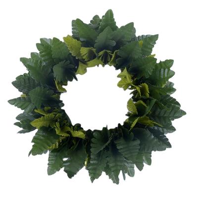 China Wholesale Artificial Persian Leaf Haku Women Accessories Silk Fern Headband Hawaii Dance Party From Fashion Factory Supplier HC30001B-4 50CM for sale