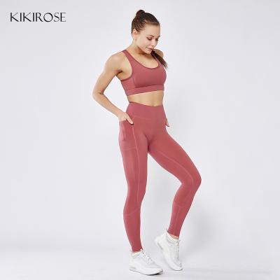 China 2021 Wholesale Custom Breathable Logo Yoga Pants High Waisted Workout Leggings With Phone Pockets for sale