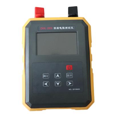 China ZXHL-200C 200A Micro Ohm Meter Circuit Breaker Tester Hipot Leakage Switch Tester Loop Resistance for sale