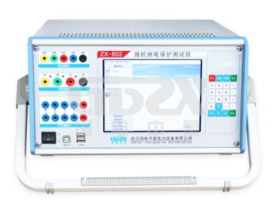 China grupo protetor do teste do relé da estrutura pequena de 3-Current 4-Volage, tela ajustada de TFT do teste trifásico do relé grande à venda