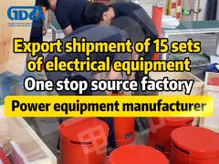 Export shipment of 15 sets  of electrical equipment