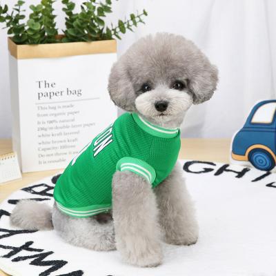 China 2021 Summer Pet Vest Puppy Cat T-shirt Coat Small Stocked Dog Clothes Pet Clothing Suit Clothes for sale