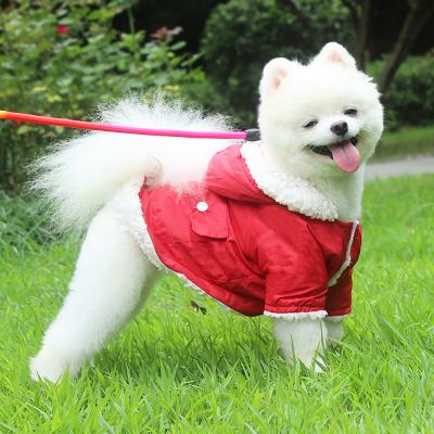 China Wholesale Multi Color Fleece Dogs Cloth Warm Comfortable Pet Clothes Blank Winter Dog Jacket Coat for sale