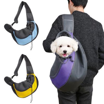 China Lightweight Portable Breathable Mesh Pet Carrier Shoulder Bag Pet Travel Bag Pet Supplies for sale