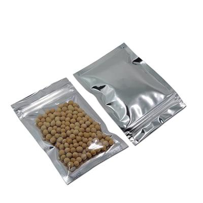 China Aluminum Foil Bag Custom logo Resealable Stand Up Zip Lock Food Grade Pouch With Clean Windows for sale