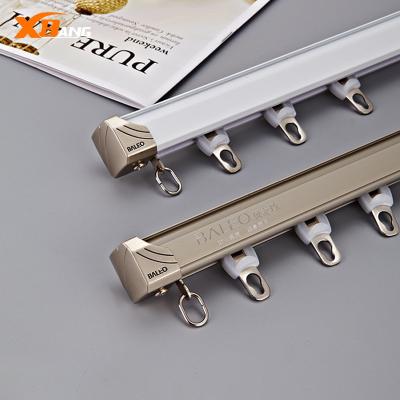 China Modern Curtain Accessories extendable Metal Curtain Extendable Curtain track support for custom for sale