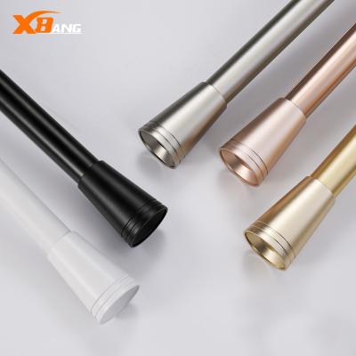 China Contemporary New classic aluminum alloy Roman rod multi-color  side-mounted curtain rod track with good price for sale