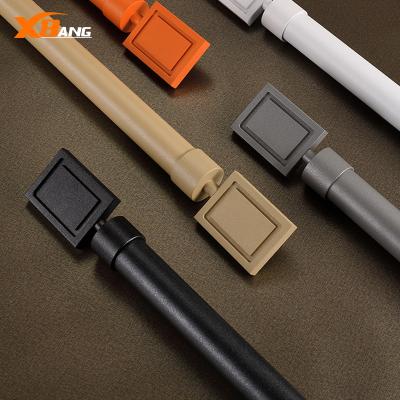 China Contemporary Aluminum curtain rods round tube series adjustable curtain accessories curtain pole with good price for sale